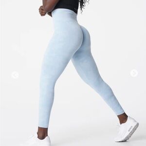 NVGTN Icy Blue Camo Leggings